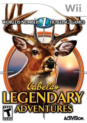 Cabela's Legendary Adventures box cover front